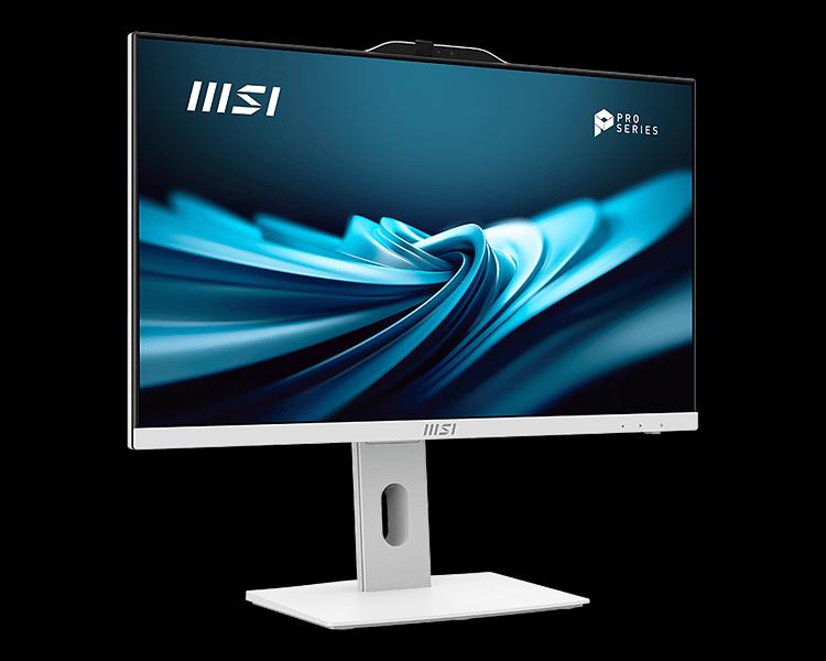 Моноблок MSI Pro AP242P 14M AiO 23,8" FHD(1920x1080)IPS AG Non-touch, Core i5-14400 (2.5GHz), 16Gb DDR5 (2x8Gb), 512GB SSD, Intel UHD,WiFi,BT,camera,WirelessKB&mouse Eng/Rus,noOS,1y w-ty,White (9S6-AE0622-826) фото 2