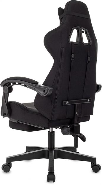 Кресло игровое Zombie Shadow черный Neo Black крестов. пластик подст.для ног фото 5