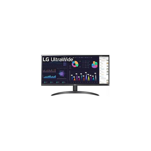 29" Монитор LG UltraWide 29WQ500-B, 2560x1080, IPS, 100Гц, 1хHDMI, 1хDP, черный [29wq500-b.aruz] фото 1