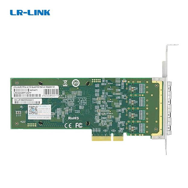 Сетевой адаптер PCIE 4X10G LRES2028PF-4SFP LR-LINK фото 2