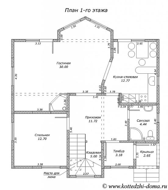 Коттедж 160,2 м² под заказ фото 6