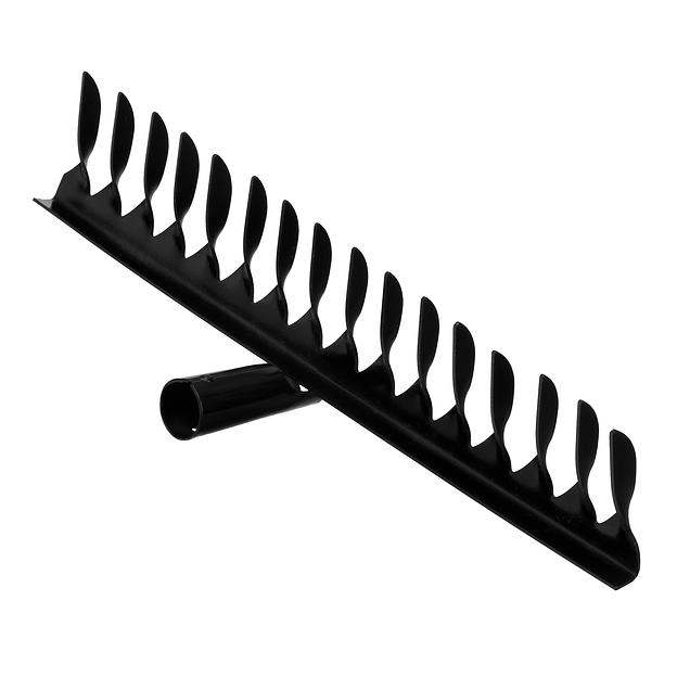 Грабли стальные, 16 витых зубьев, без черенка фото 2