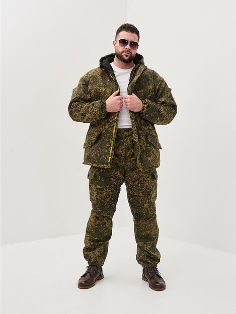Костюм мужской Горка 5 Рэмбо Пиксель, рип-стоп, зима, опт фото 1