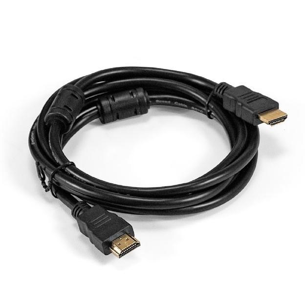 Exegate EX294688RUS Кабель HDMI ExeGate EX-CC-HDMI-1.5F (19M/19M, 1,5м, v1.4b, ферритовые кольца, позолоченные контакты) фото 1