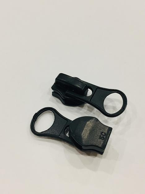 Бегунок спираль обратный Черный №7 фото 1