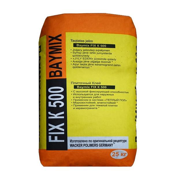 Клей для кафеля Baymix «FIX K500» универсальный 25 кг ОПТ фото 1