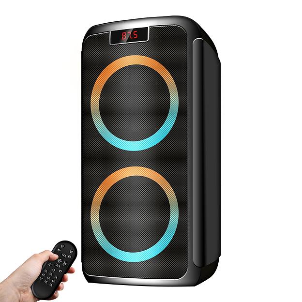 Ginzzu GM-202, Акустическая система Midi, RGB/BT/USB/SD/FM/ДУ фото 2