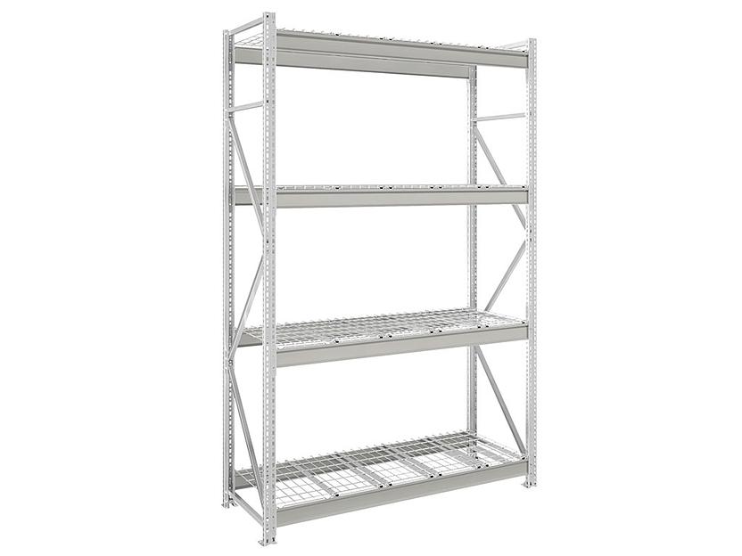 Стеллаж MS Pro 250/150x60/4 с сетчатыми полками фото 2