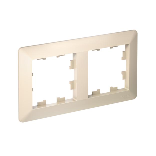 ATLASDESIGN AIR 2-постовая РАМКА, БЕЖЕВЫЙ/дымчатый белый фото 2