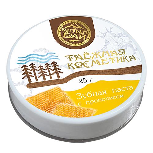 Зубная паста с прополисом Алтын Бай 25 г «Таёжная косметика», опт фото 1