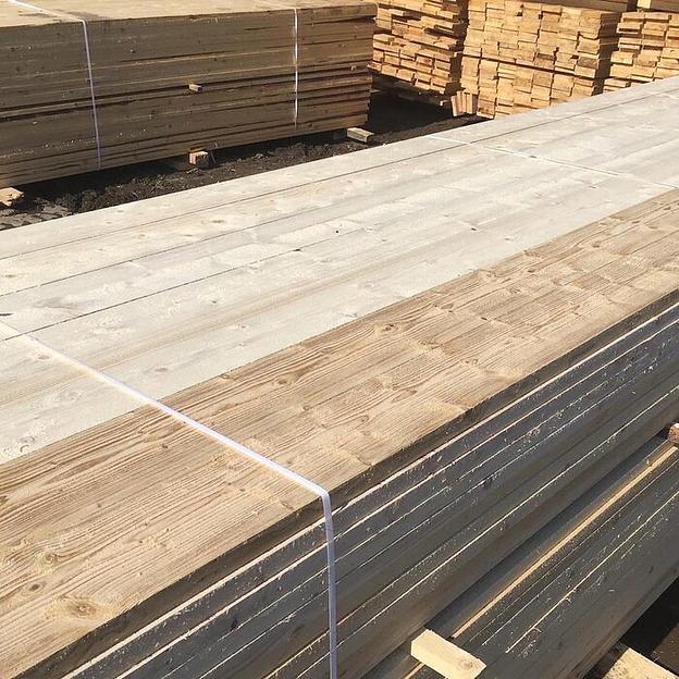 Доска строительная 25х120х6000 мм, ель фото 1