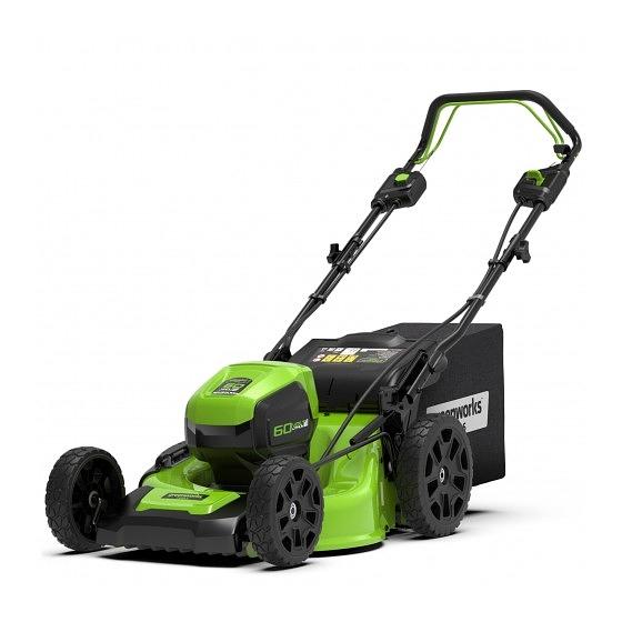 Greenworks Газонокосилка самоходная, аккумуляторная Greenworks GD60LM51SP, 60V, 51 см, бесщеточная, c АКБ 4АЧ и ЗУ [2514307UB] фото 1