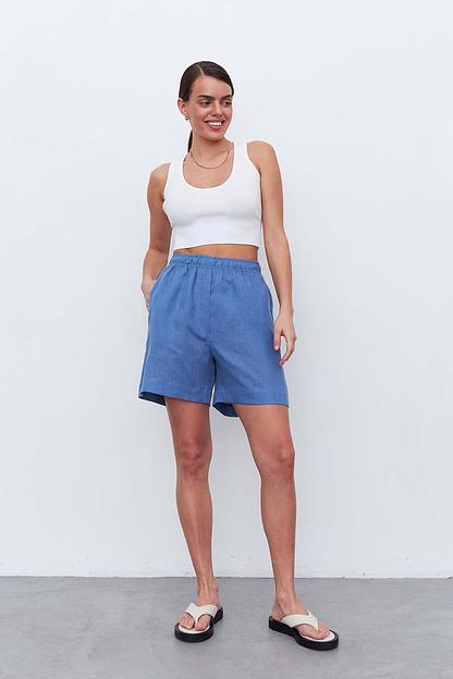 Шорты  SRT009_BLUE/Голубой  фото 2