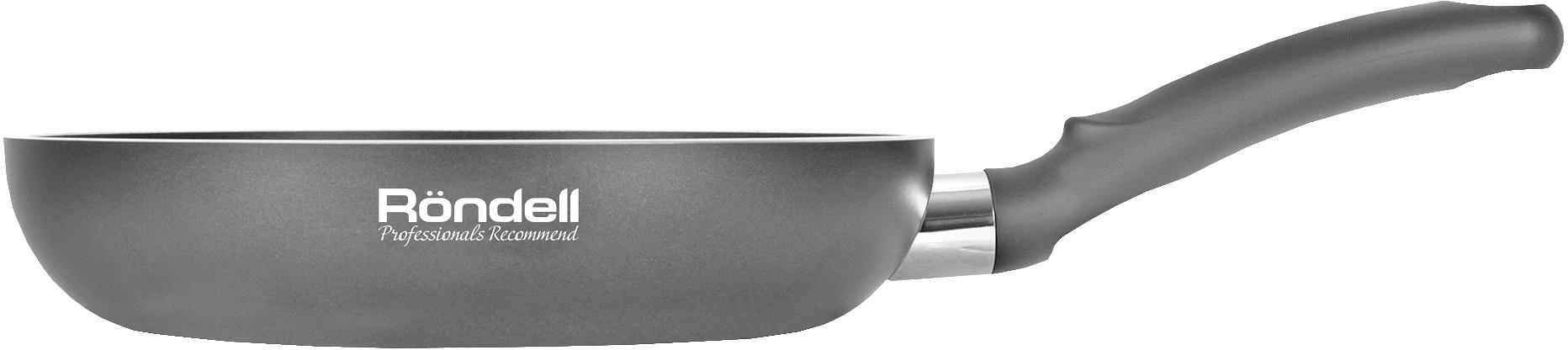 Сковорода Rondell Drive RDA-884 круглая 24см покрытие: Xylan Plus ручка несъемная (без крышки) серый фото 1