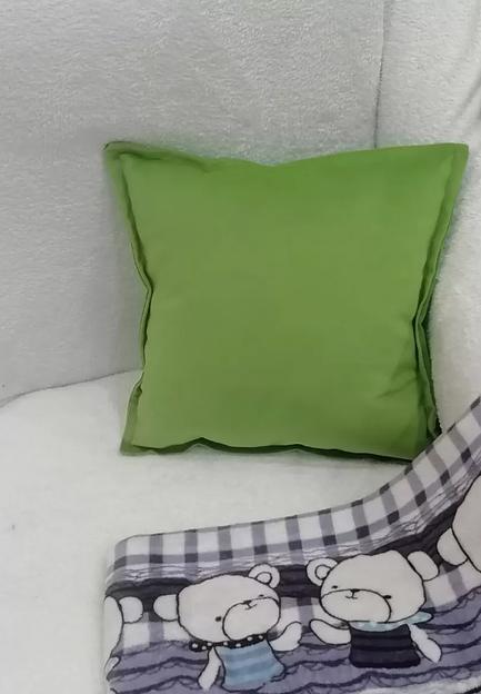 Декоративная подушка на диван 1 шт зеленый цвет ОПТ фото 1