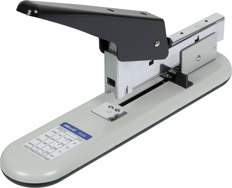 Степлер настольный Kw-Trio -50SB 50SB 23/6 23/8 23/10 23/13 (100листов) серый/черный фото 2