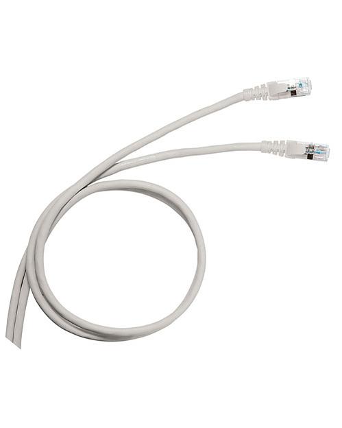 Патч-корд Legrand 051638 U/UTP кат5е PVC 3м сер. фото 1