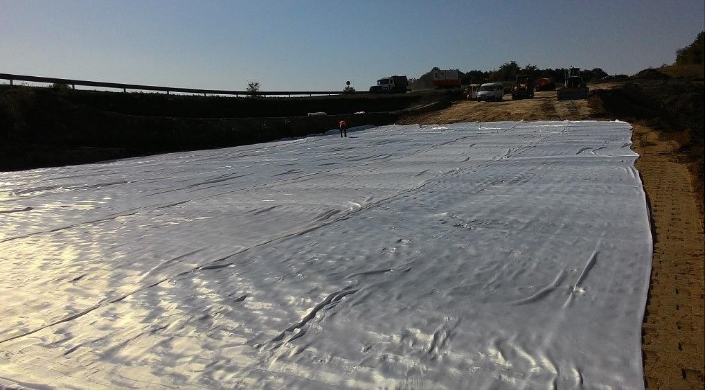 Геоспан ТНПЭ 200 /50 Тканый геотекстиль из прочных полиэфирных нитей фото 4