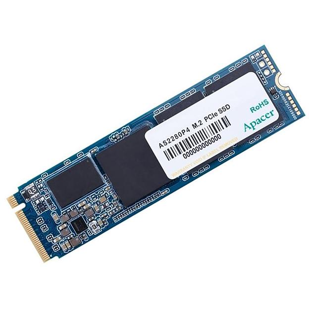 Твердотельный накопитель Apacer SSD AS2280P4U PRO 512Gb M.2 PCIe Gen3x4, R3500/W2300 Mb/s, MTBF 1.8M, 3D NAND, NVMe, Retail (AP512GAS2280P4UPRO-1) (AP512GAS2280P4UPRO-1) фото 1