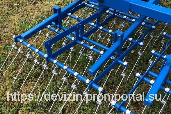 Борона пружинная навесная БПН-10 фото 2