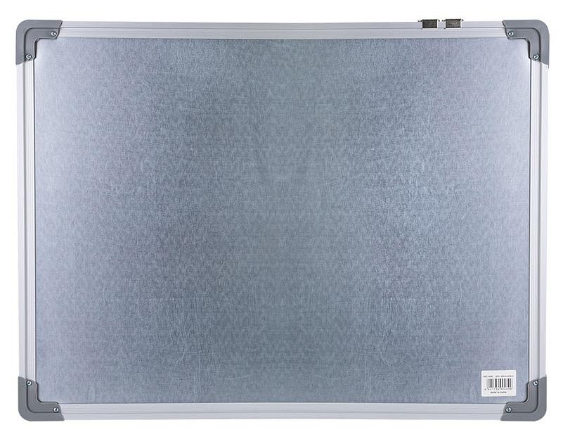 Доска магнитно-маркерная Deli EV450 магнитно-маркерная лак белый 60x45см алюминиевая рама фото 4