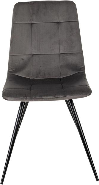 Стул для дома Бюрократ CH-K1_2 комплект 2шт т.серый Holland 18 металл черный на ножках (CH-K1_1/HL18_2) фото 3