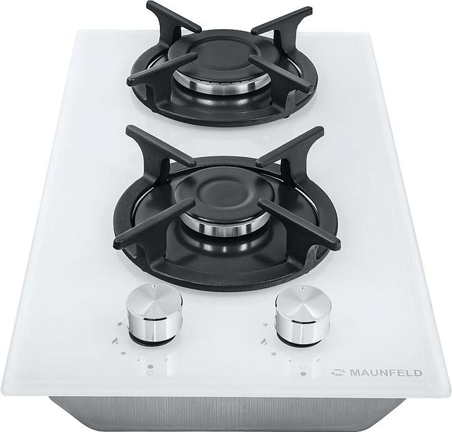 Газовая варочная поверхность Maunfeld EGHG.32.1CW/G белый фото 3