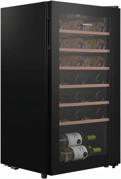 Винный шкаф Maunfeld MFWC-85S34 1-нокамерн. черный фото 4