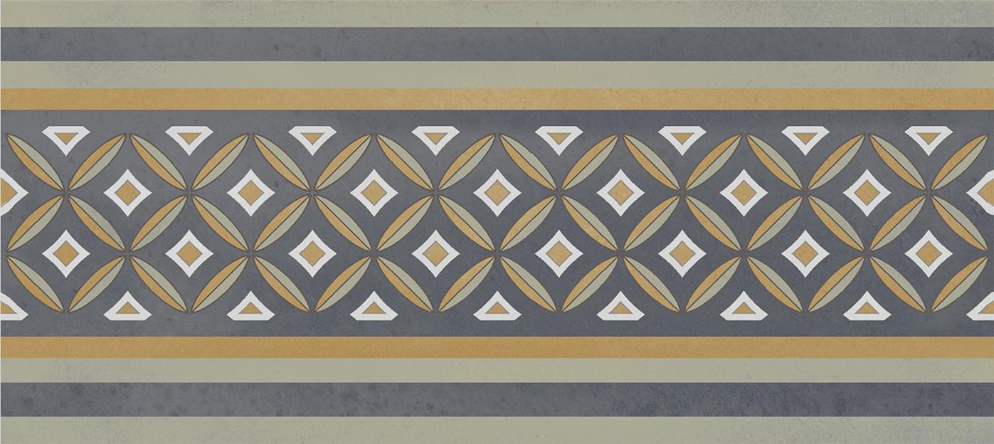 Бордюр Kerama Marazzi Монтальбано 2 матовый 67x150 фото 1