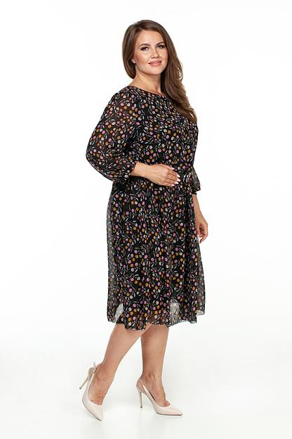 Платье женское 5988/14/Черный, розовый фото 4