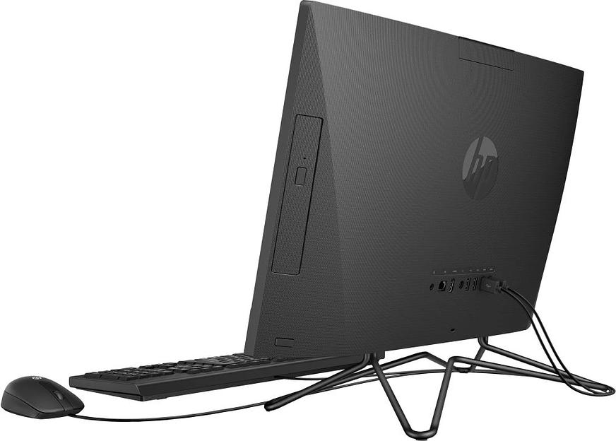 Моноблок HP 200 G4 21.5" Full HD i5 1235U (1.3) 16Gb SSD512Gb Iris Xe DVDRW CR Windows 11 Pro GbitEth WiFi BT 65W клавиатура мышь Cam черный 1920x1080 фото 4