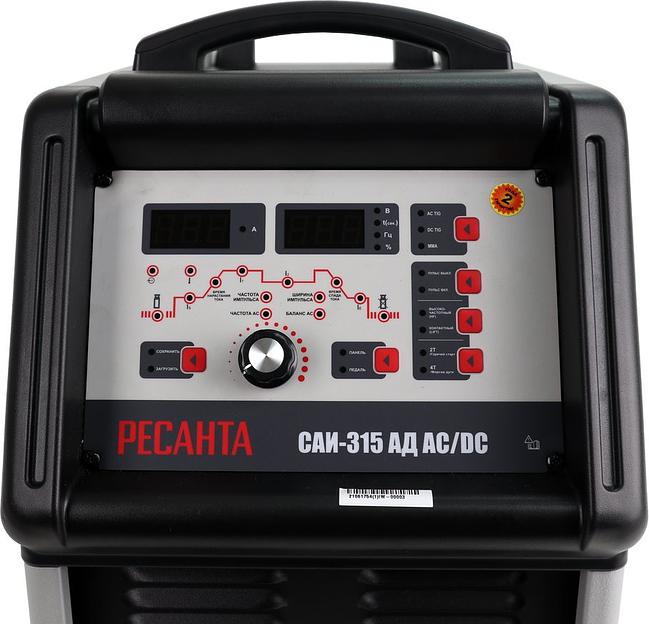 Сварочный аппарат Ресанта САИ-315АД инвертор MMA DC/TIG DC 13.8кВт фото 8