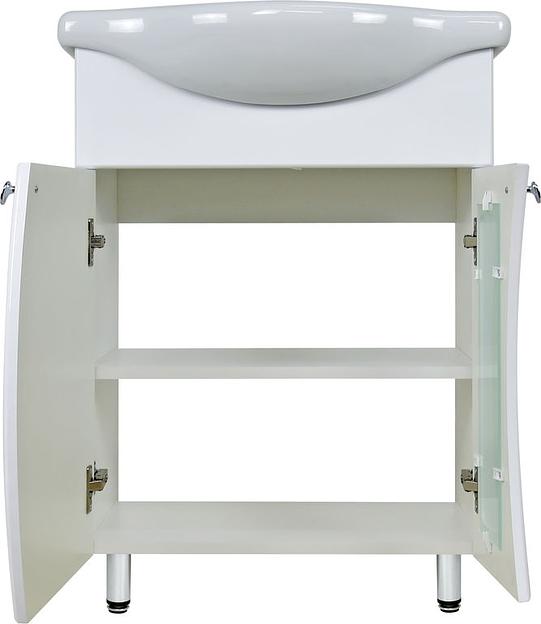 Тумба Лиза 60 DORATIZ 9912.003, напольная, белая, под умывальник Элегия 60 фото 3