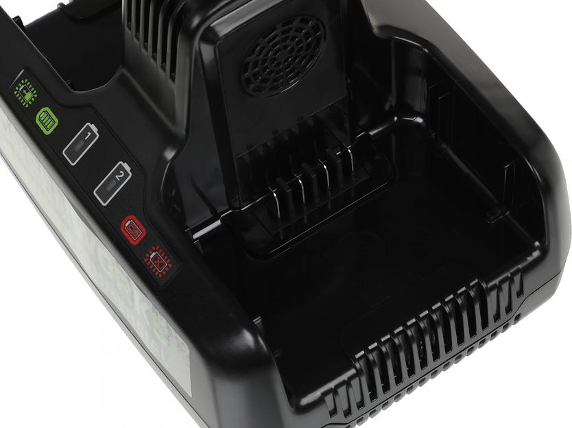 Greenworks Быстрое зарядное устройство для 2-х аккумуляторов Greenworks G82C2, 82V [2939007] фото 7