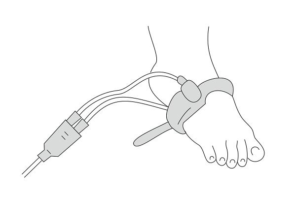 Датчик пульсоксиметрический «Манжета» для подключения его к пульсоксиметру Окситест-1 фото 2