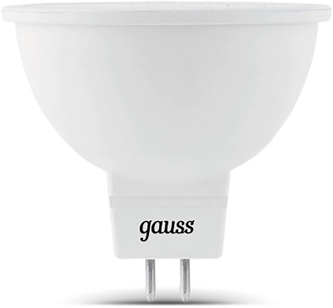 Лампа светодиодная Gauss 101505209 9Вт цок.:GU5.3 рефлек. 150B св.свеч.бел.нейт. MR16 (упак.:10шт) фото 2