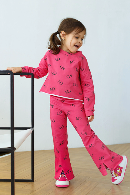 Свитшот MINI DI «Моника» MD на розовом, арт.810/60 ОПТ фото 2