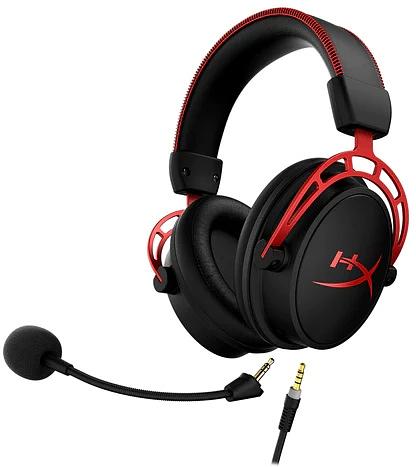 Наушники с микрофоном HyperX Cloud Alpha красный/черный 1.3м мониторные оголовье (4P5L1AB#UUF) фото 4
