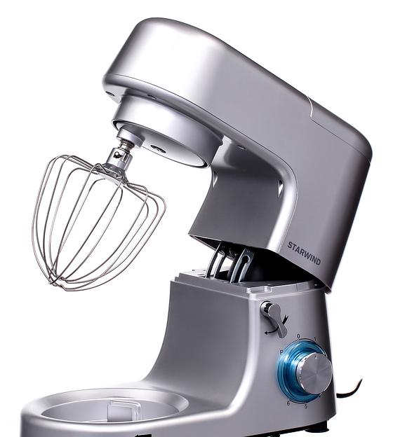 Миксер планетарный Starwind SPM8183 1600Вт серебристый фото 8