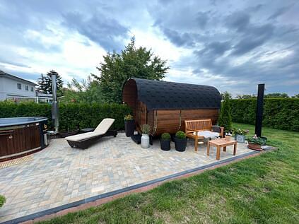 Баня квадробочка «Эконом» срощенная ель фото 2