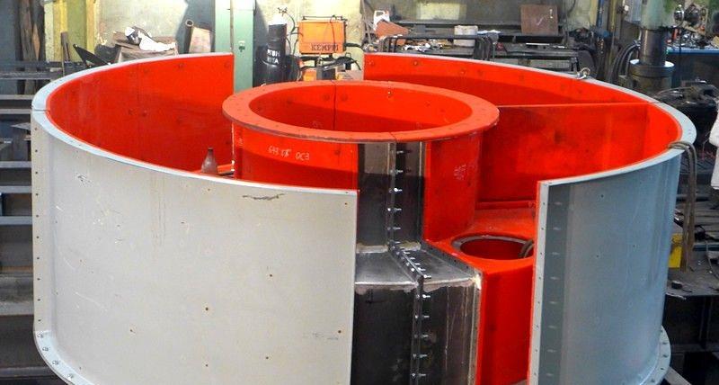 Услуга по футеровке полиуретаном мельниц, насосов, корпусов фото 1