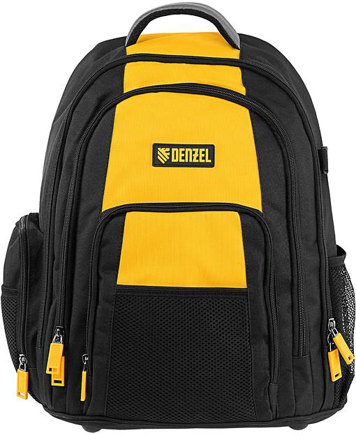 Рюкзак для инструмента, 365х190х430 мм, 3 отделения, 26 карманов// Denzel фото 2