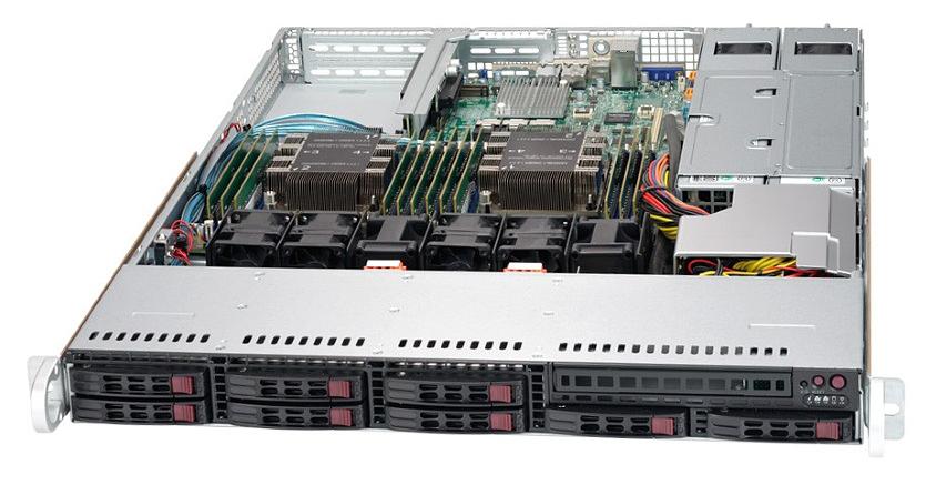 Платформа SuperMicro SYS-1029P-WTR 2.5" C621 1G 2P 2x750W фото 1