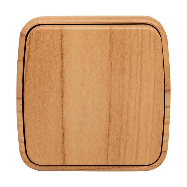 EKF EGV10-021-30 Выключатель 1-клавишный ОП Минск 10А светлое дерево EKF фото 3