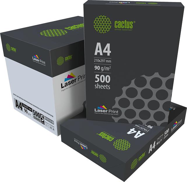 Бумага Cactus CS-LPA490500 A4/90г/м2/500л./белый для лазерной печати фото 2