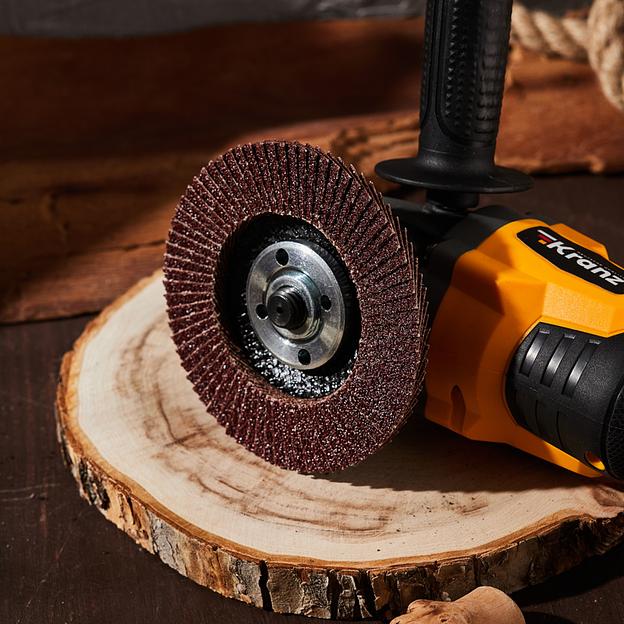 Круг лепестковый торцевой, P40, 115х22,2мм фото 4