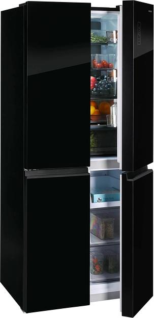 Холодильник Nordfrost RFQ 450 NFGB 3-хкамерн. черный глянц. инвертер фото 4