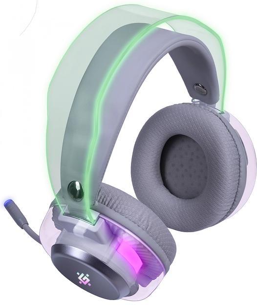 Игровая гарнитура DEFENDER (62490) Glitch белый, RGB фото 4