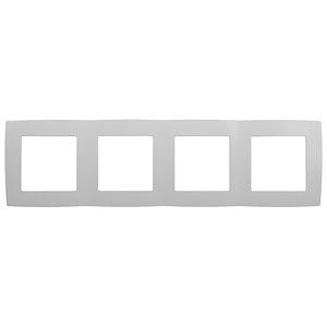 Эра Б0014771 12-5004-01 Рамка на 4 поста, Эра12, белый фото 1