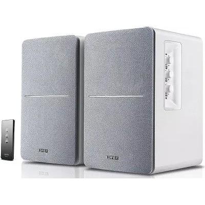 Edifier R1280TSilver/White {Активные, 2 x 21W RMS, 75-18000Гц, дерево, пульт ДУ} фото 1